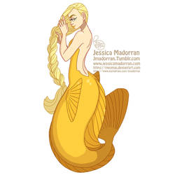 MerMay Day 20 - Yellow Tang Mermaid :)