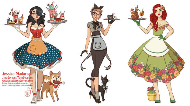 Character Design - DC 50s Fashion Theme