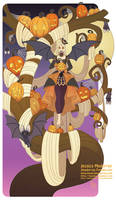 Patreon - Illustration - Halloween Tree Lady 2.0