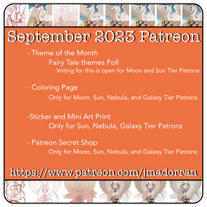 September 2023 Patreon Schedule