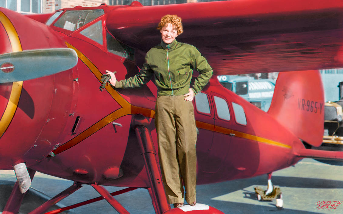 Amelia Earhart Pictures In Color