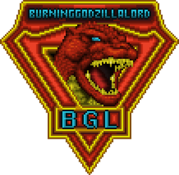 Burninggodzillalord Badge Logo