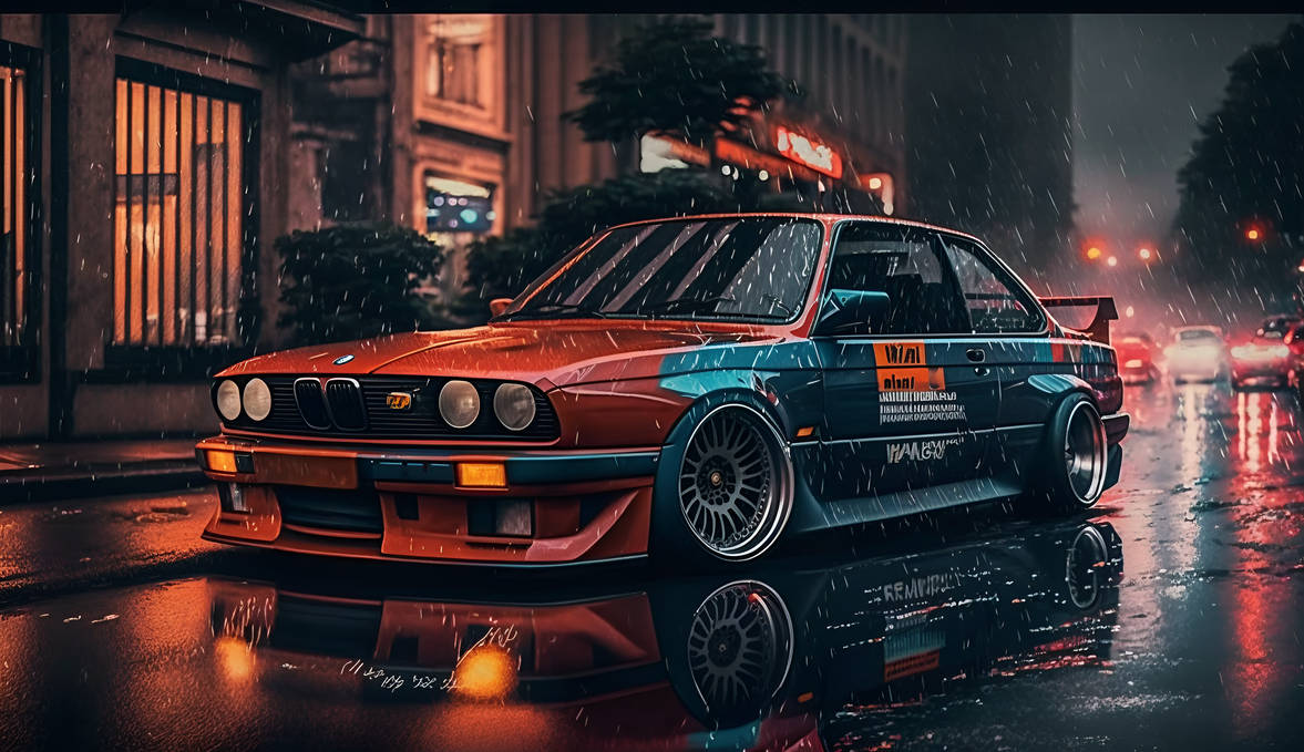 E30 Rally Cartoon E30 rainy by Akvaarium on DeviantArt