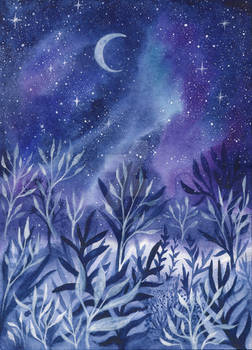 Moon Night  Artwork SOLD