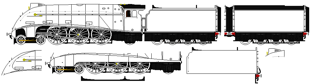 Enginebase Sprite Lner LNER A4 sprite base by omega-steam on DeviantArt
