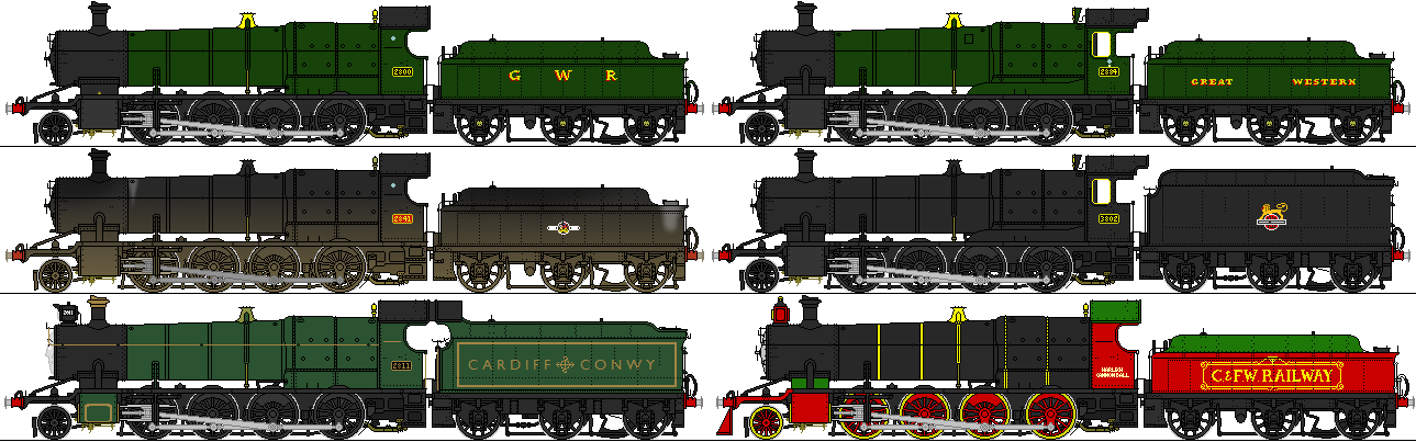 GWR 28xx and 2884/38xx