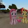 [DL] Pinkamena and Sunset Shimmer (Filly version)