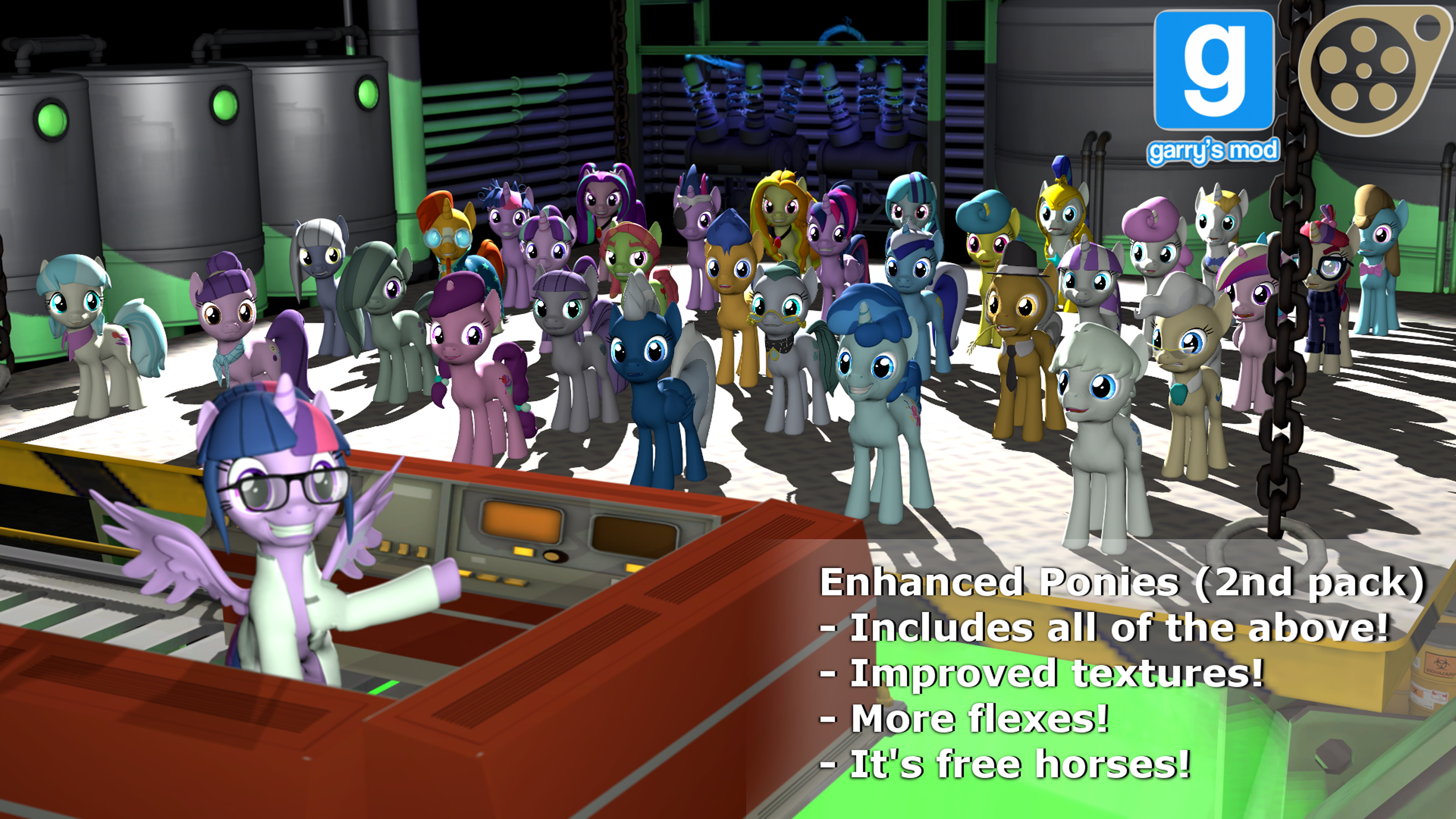 [DL] Enhanced Ponies 2nd pack (Ragdolls)