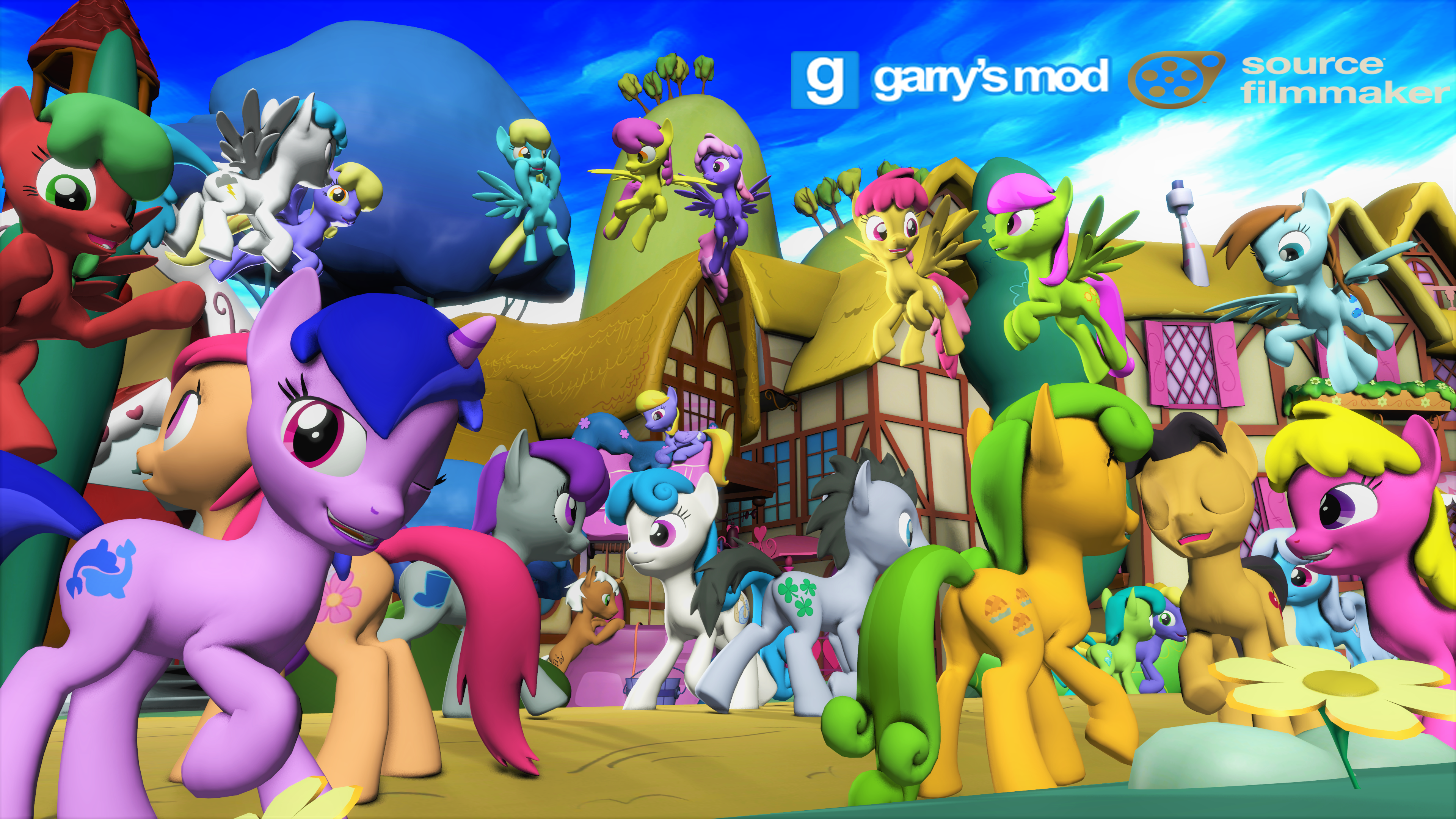 [DL] Background Ponies Enhanced Version (Ragdolls)