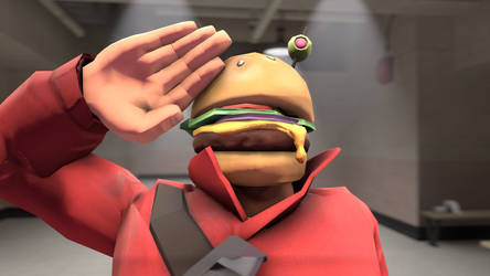 Soldier is a HAMBURGER