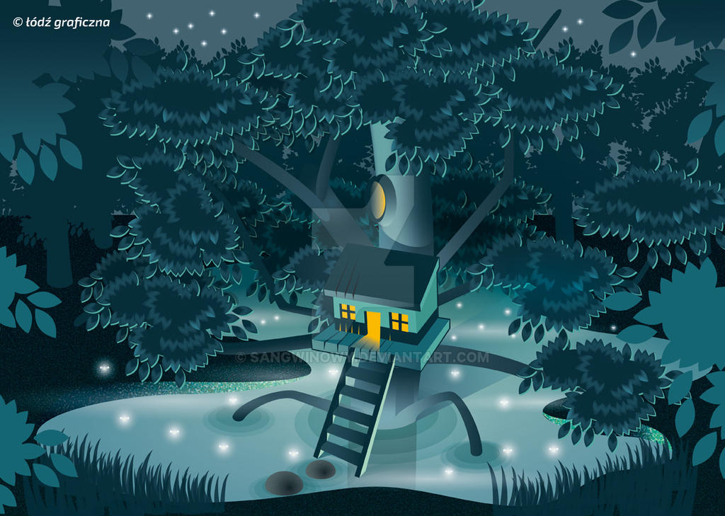 tree house - night