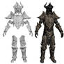 Dragonbone Armor, smoothed / HD 3D Models