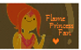 Flame Princess Fan Stamp