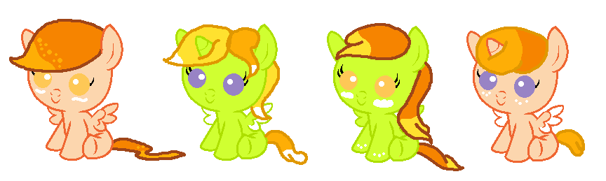 Orange Creme and Sour Sweets Foals