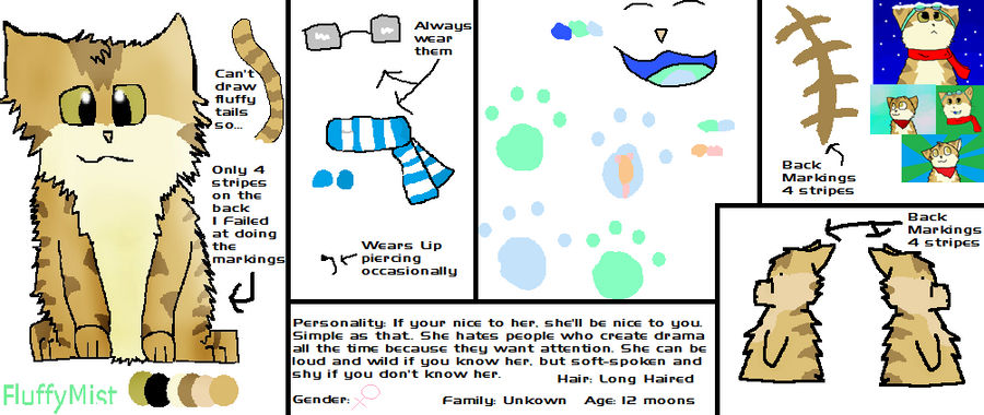 Fluffy Chart FluffyMist Reference Sheet by Fluffycloudkit on DeviantArt