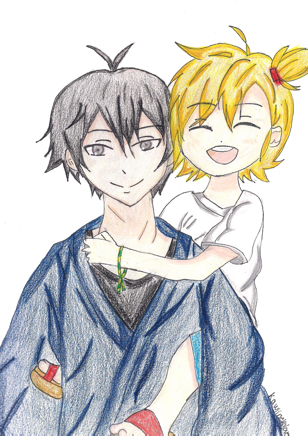 Barakamon: Handa and Naru