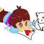 Frisk And Annoying Dog- Its Drawing Time!!