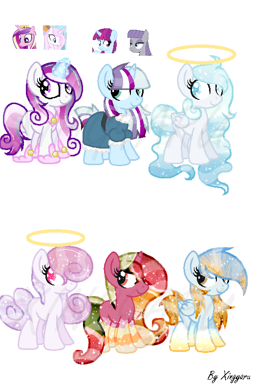 Set 2 Of Themed Ponies OPEN !