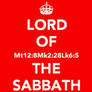 Lord of the Sabbath