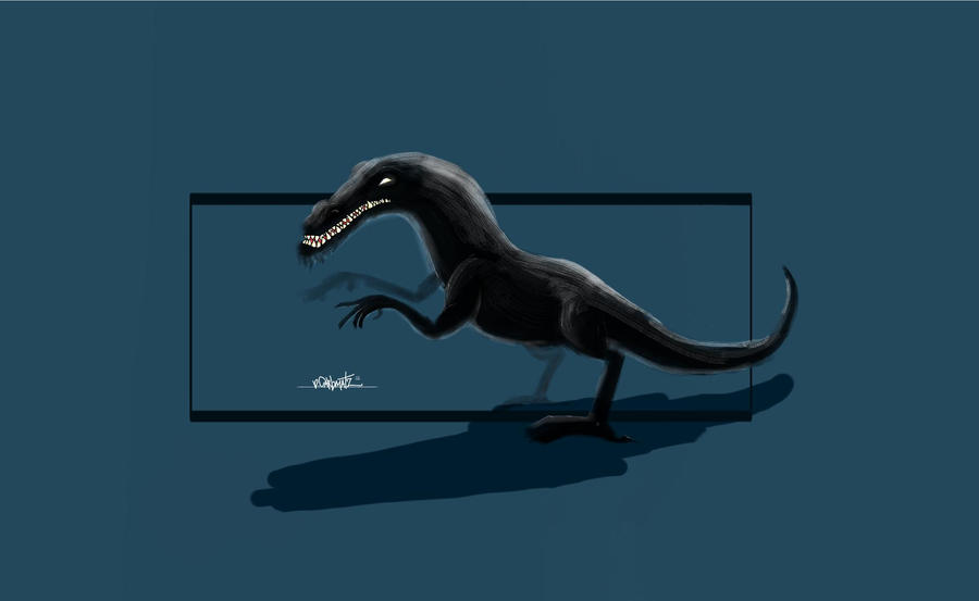 Horror Raptor Deviantart Raptor by DCMZ on DeviantArt