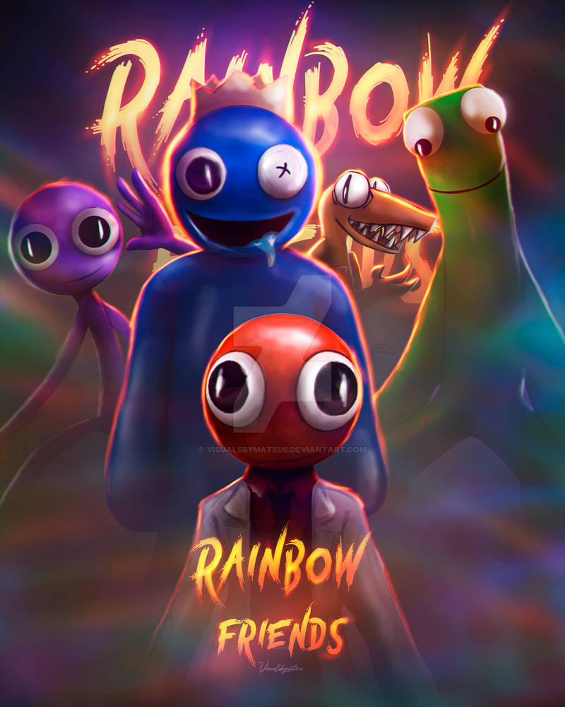 Rainbow Friends Poster by Visualsbymateus on DeviantArt