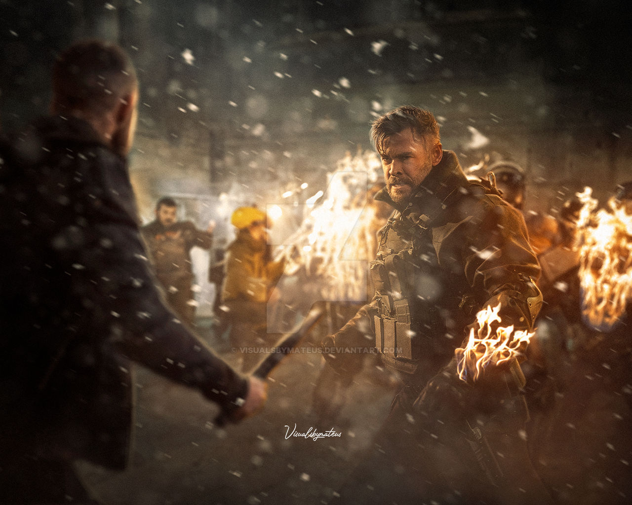 Extraction 2 Fan poster - Tyler Rake by Visualsbymateus on DeviantArt