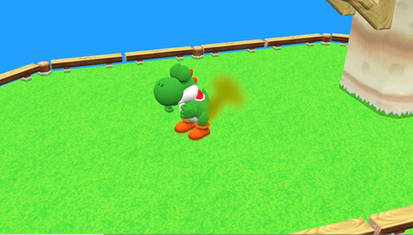 Yoshi farting