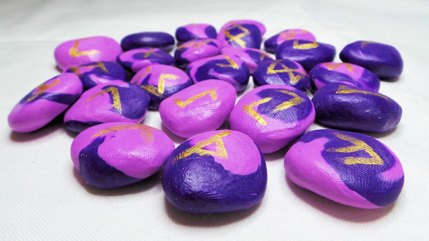 Purple Rune Stones