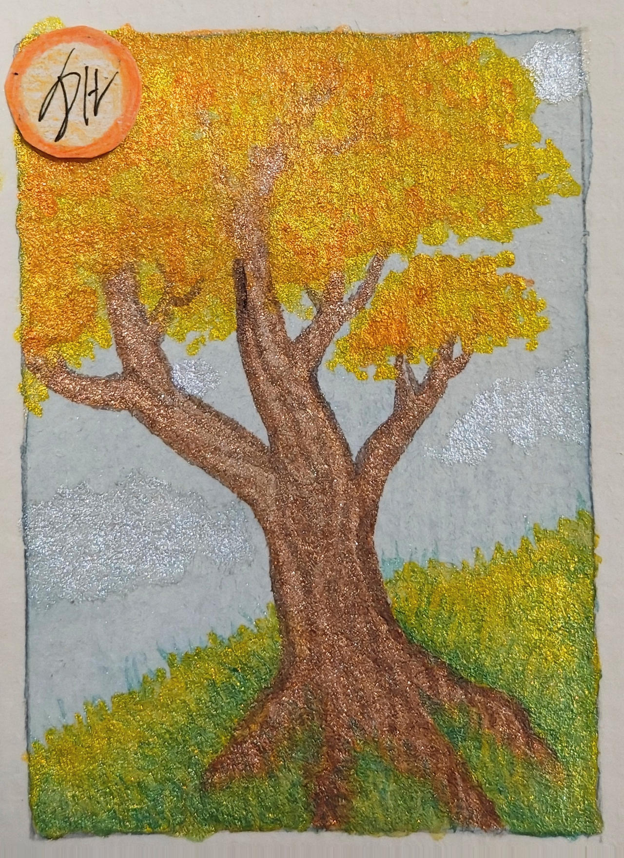 Golden Tree Drawing Examples Golden tree by DennyHappy on DeviantArt