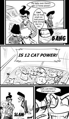 PA:SS 1 Hour Comic - Cat Car