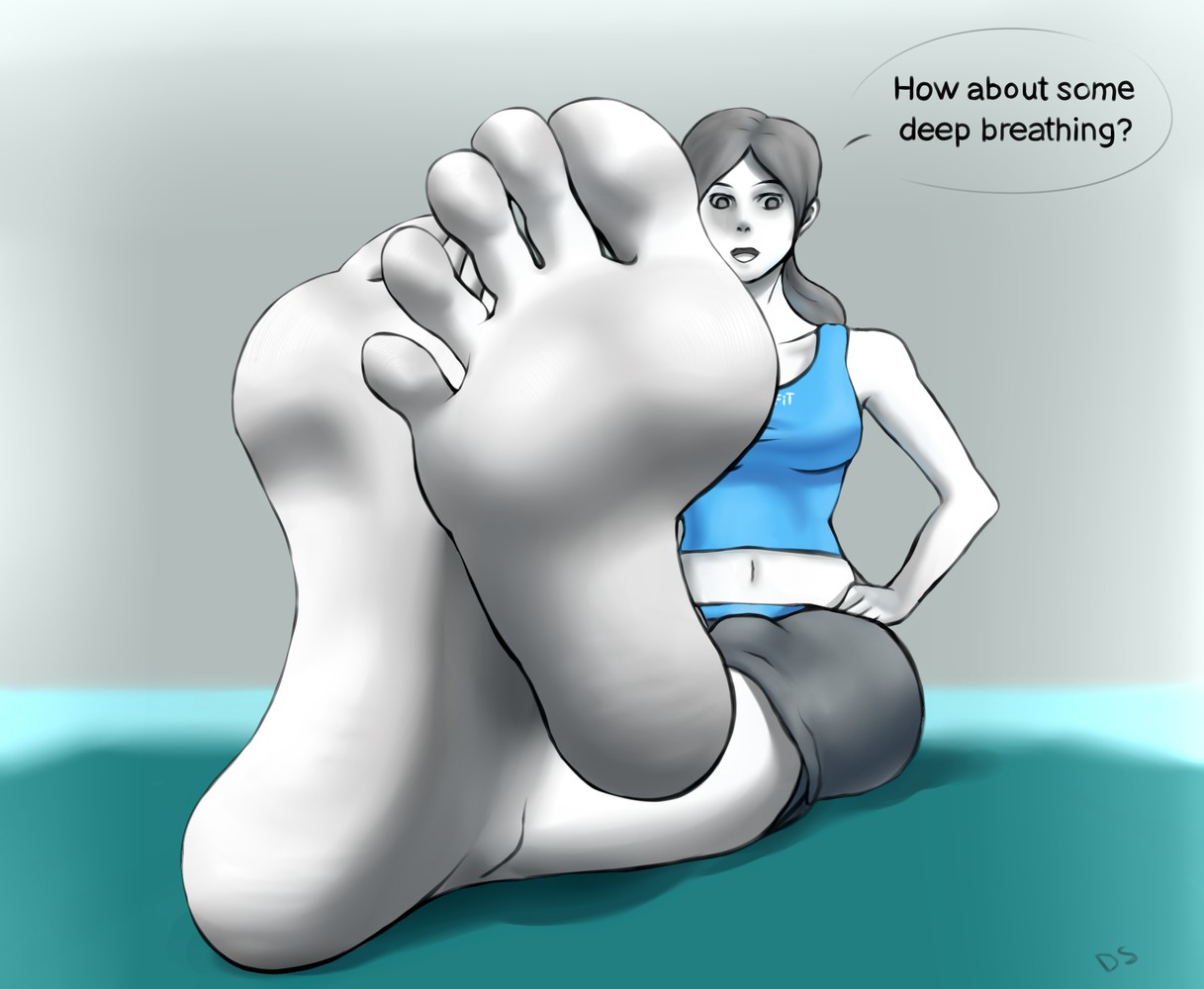 Wii Fit Trainer's Stinky Feet.
