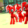 MLP OCs: Ponies in red