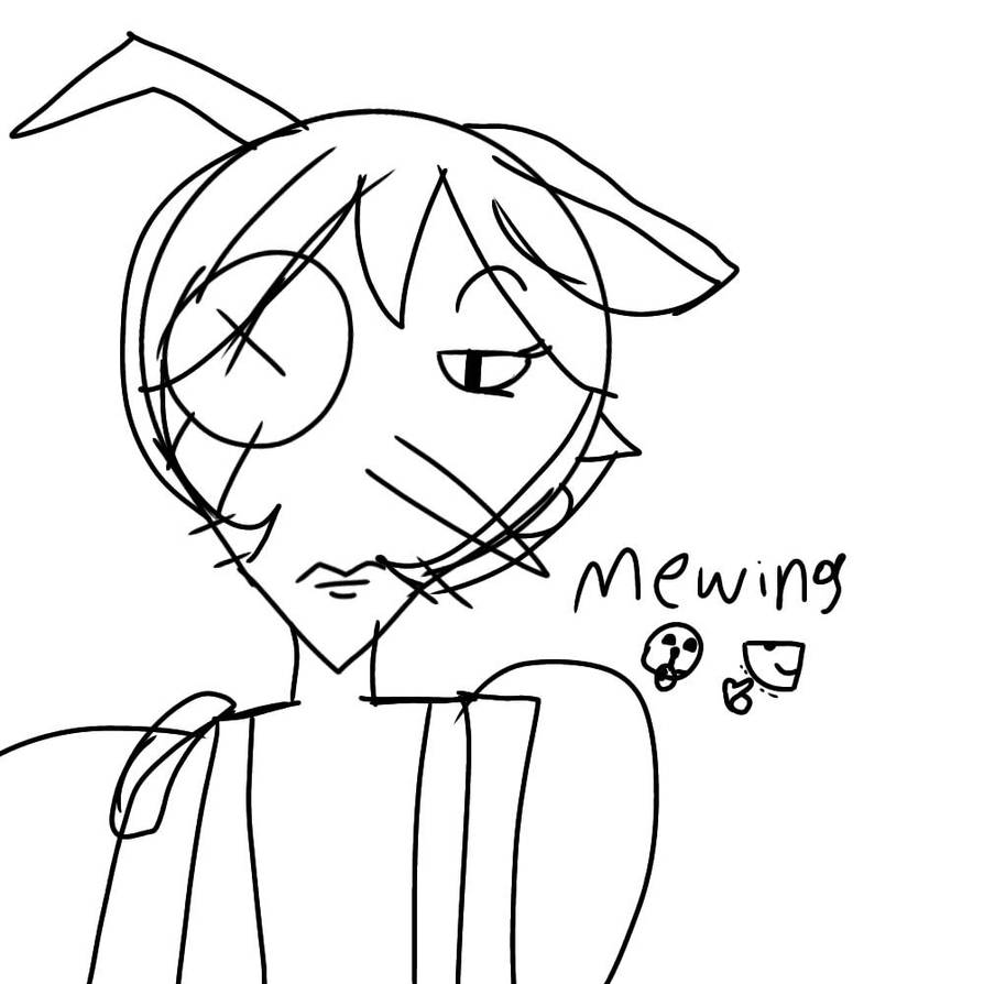 Mewing by PurpleKurie on DeviantArt