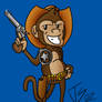 Gunslinger Monkey Team Logo