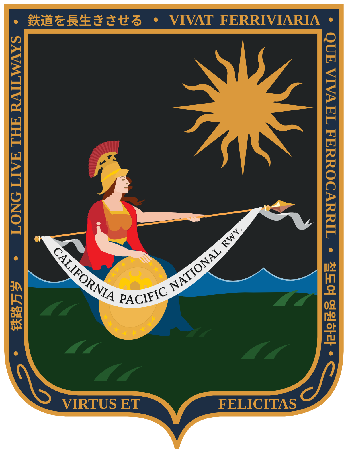 Cal-Pac Crest by AlpalArchive on DeviantArt