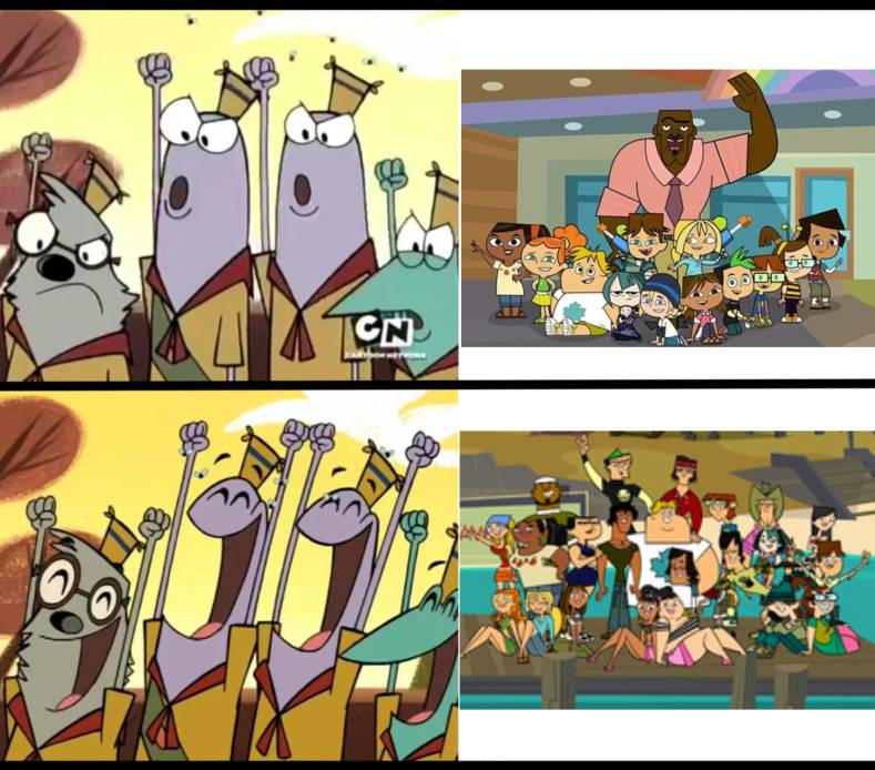 BSs boo at Total drama kids flim and cheer for Isl by HastuneMary on ...