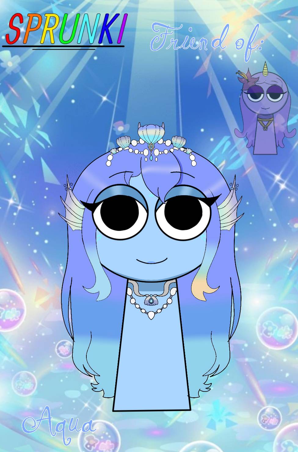Sprunki Style. Deviantart Aqua (Sprunki style) by HastuneMary on DeviantArt