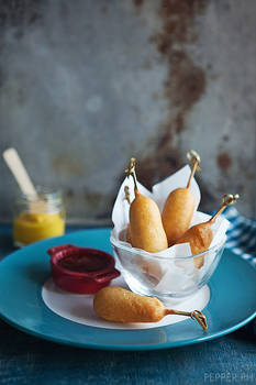 Mini Cheese Corndogs