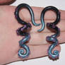 4 gauge octopus tentacle earring