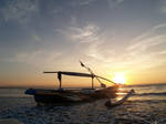 Sunrise in ujung genteng beach by deko2