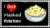 I Love Mashed Potatos Stamp