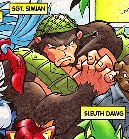 Sgt Simian by OhYeahCartoonsFan on DeviantArt