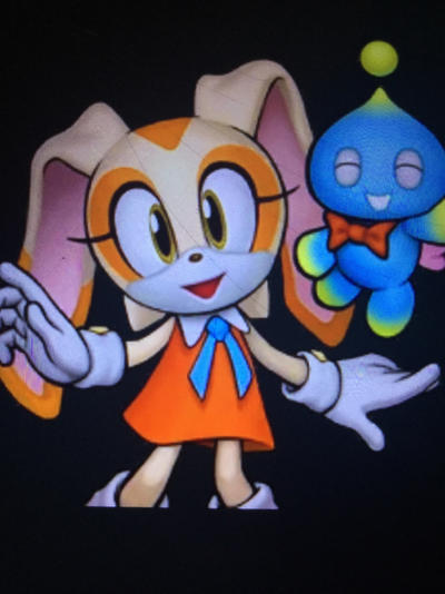 Cream the Rabbit and Cheese by OhYeahCartoonsFan on DeviantArt