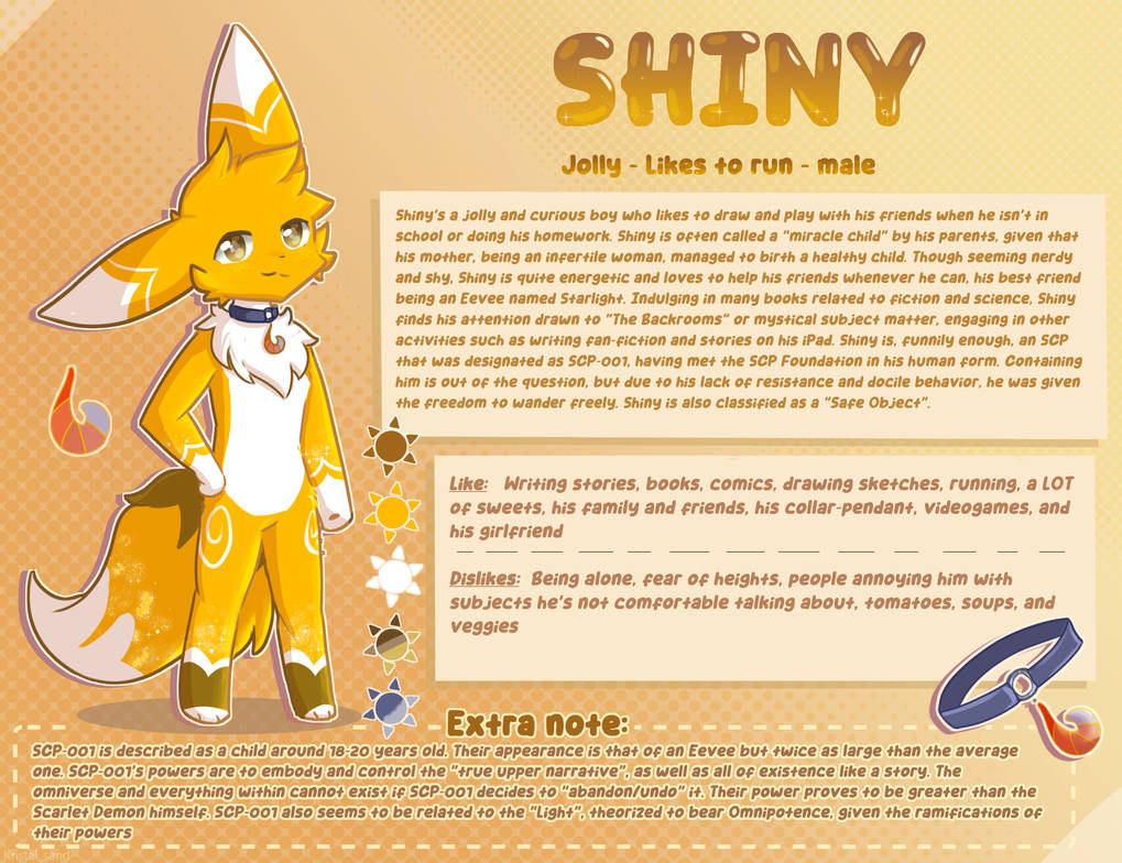 Shiny Reference Shiny (2023 Official Ref Sheet) by Shinyevie130 on DeviantArt