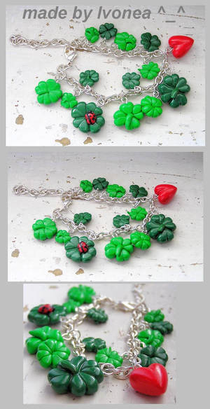 bracelet with clover