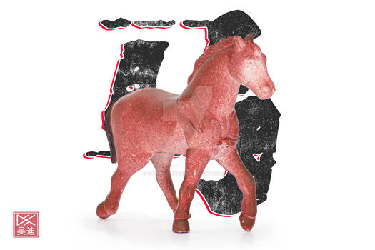 Chinese Zodiac Horse Plastic Toy