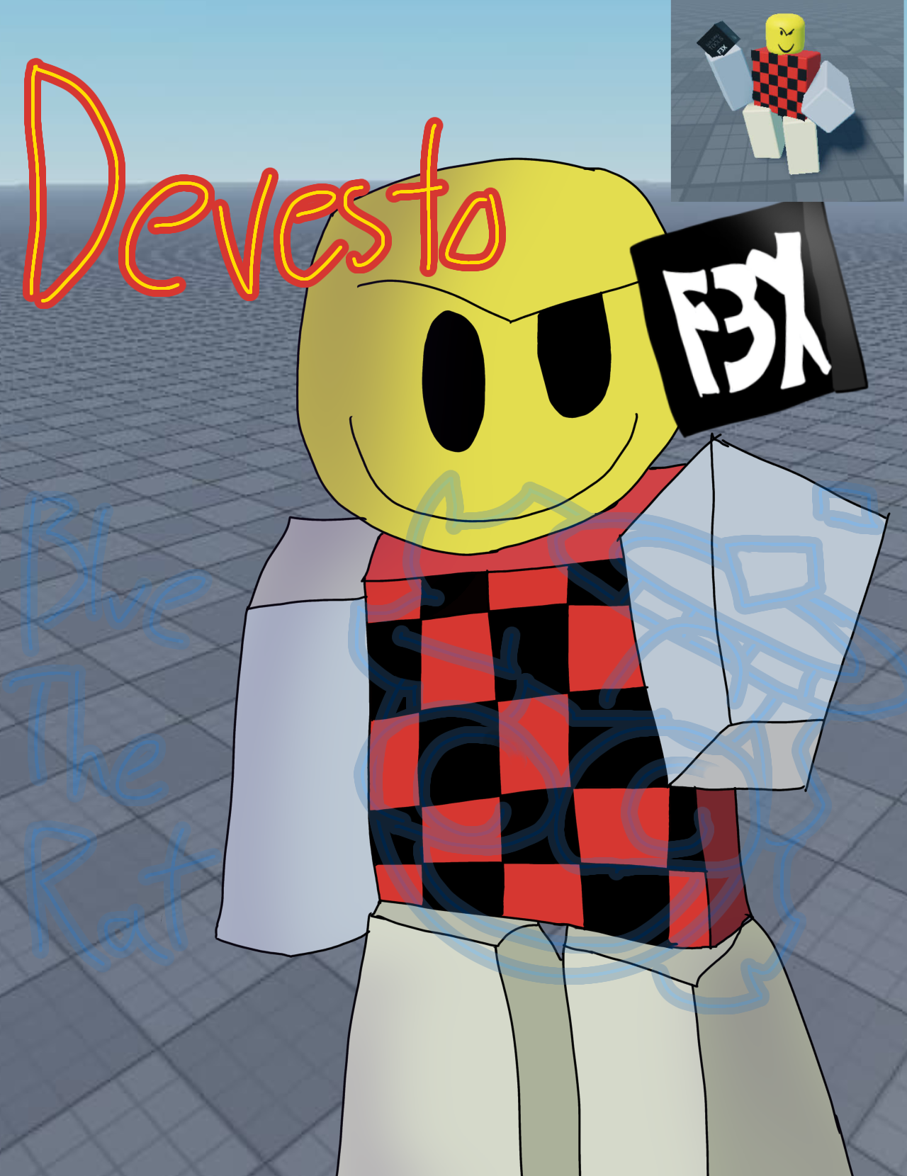 Devesto fanart! by bluetherat on DeviantArt