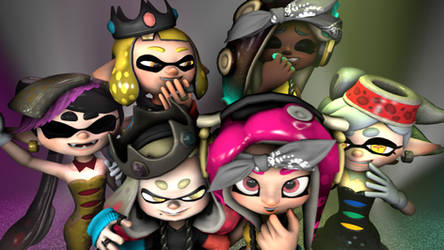 Inkopolis Live Models+Gear (Splatoon/SFM)