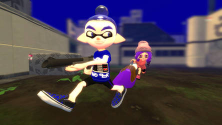 Little fun at Flounder Heights (Splatoon/Gmod)