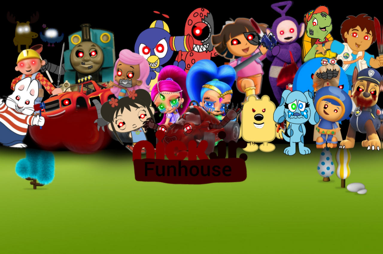 Nick Jr Funhouse Poster by Lincolator on DeviantArt